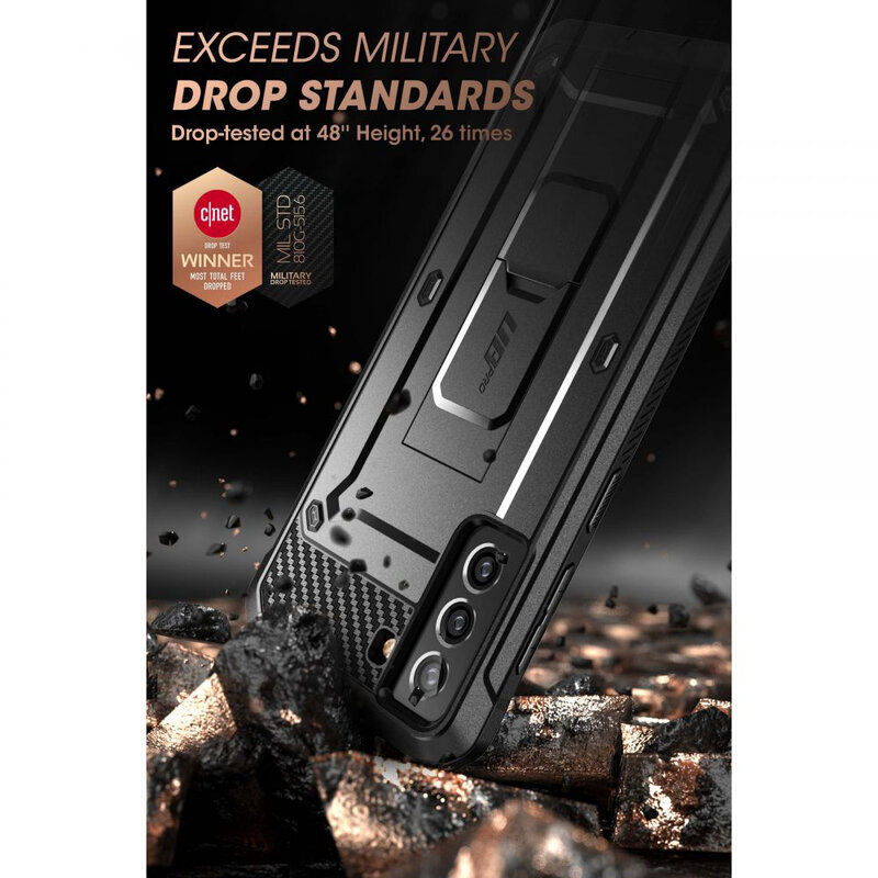 Husa Samsung Galaxy S21 FE 5G Supcase Unicorn Beetle Pro, negru