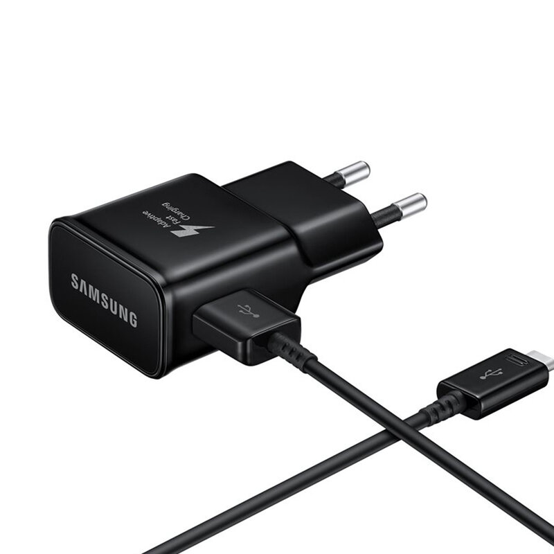 Incarcator Samsung Fast Charge 15W + cablu Type-C, EP-TA20EBECGWW