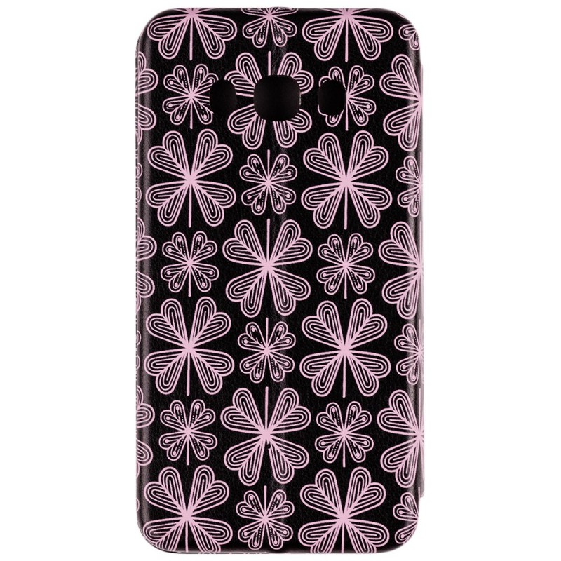 Husa Samsung Galaxy J5 2016 J510 Flip Magnet Book Type - Purple Flowers