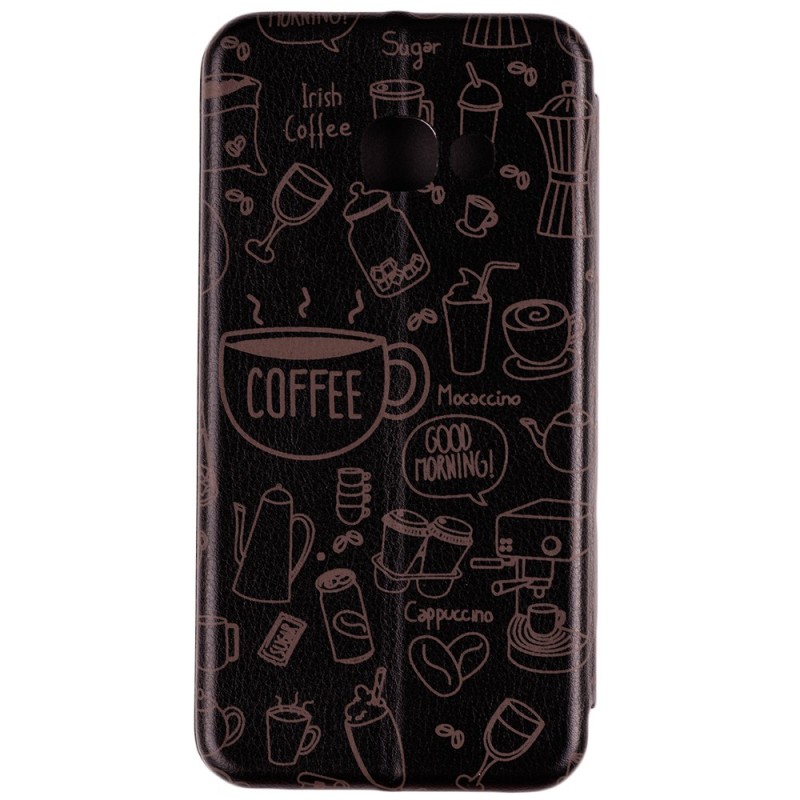Husa Samsung Galaxy A3 2017 A320 Flip Magnet Book Type - Black Coffee