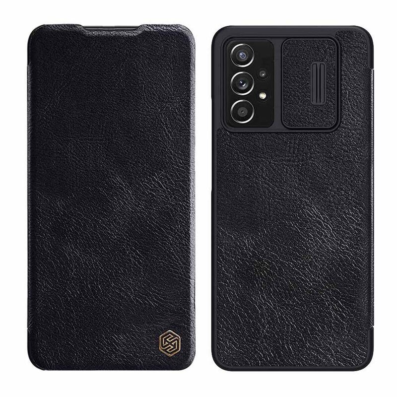 Husa Samsung Galaxy A73 5G Nillkin QIN Pro Leather, negru