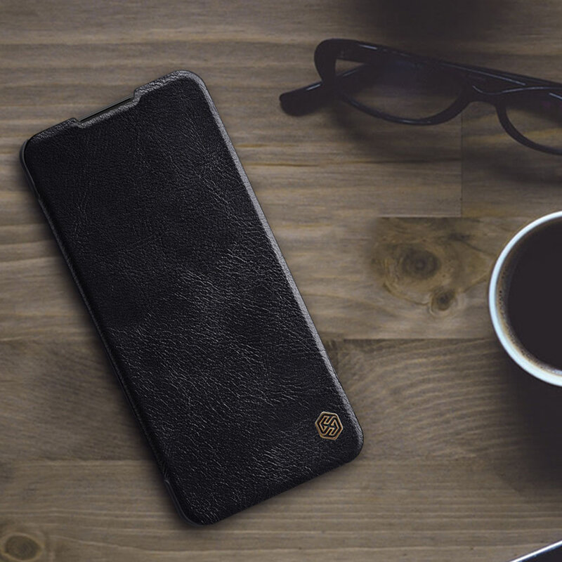 Husa Samsung Galaxy A23 Nillkin QIN Leather, negru