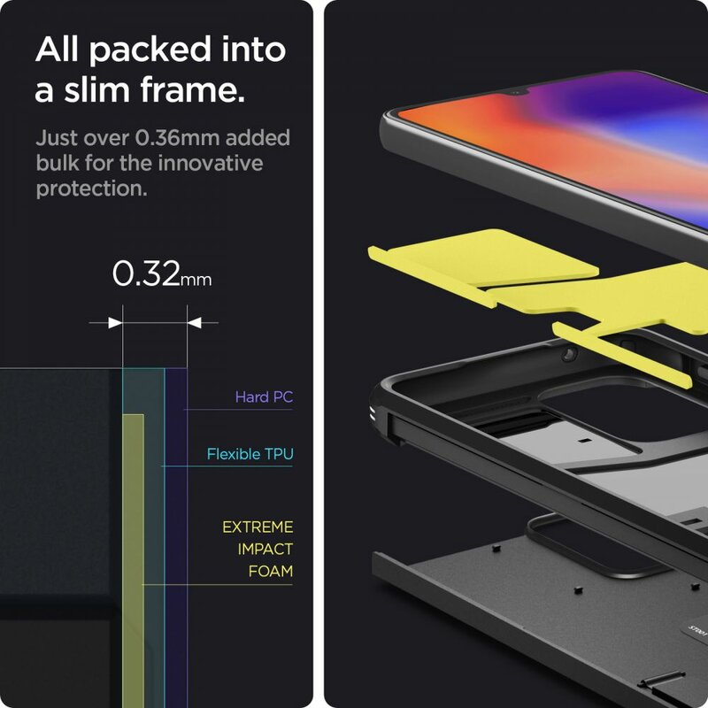 Husa Samsung Galaxy A33 5G Spigen Tough Armor, negru