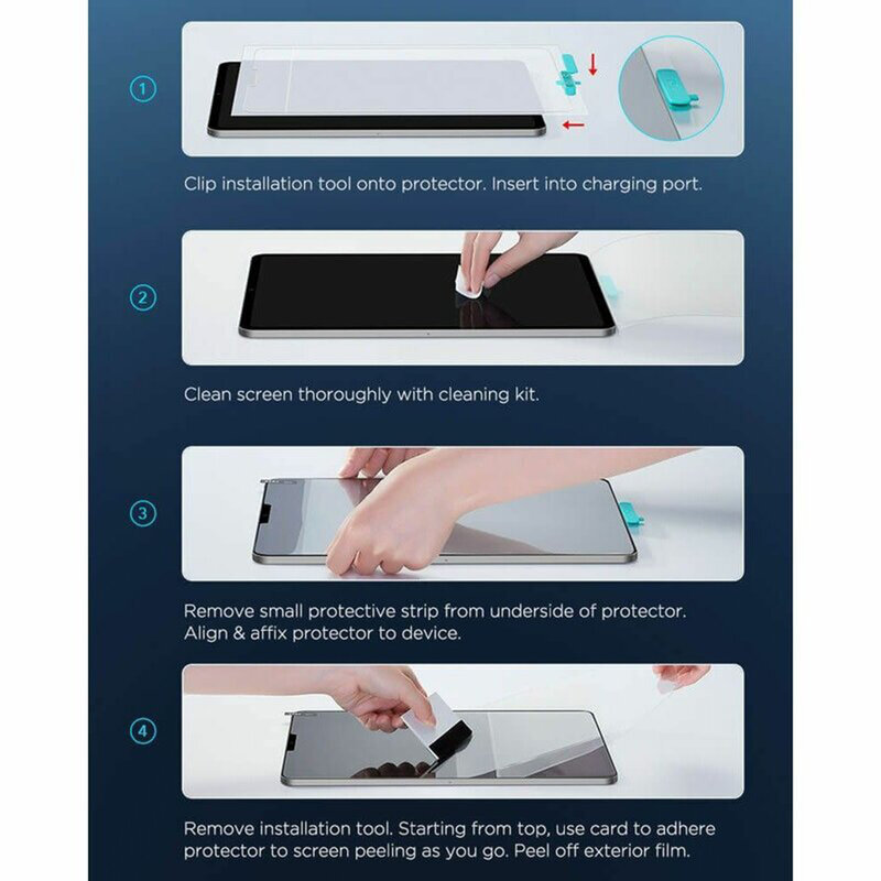 Folie iPad Air 5 (2022) ESR Paper Like Screen Protector - Mata