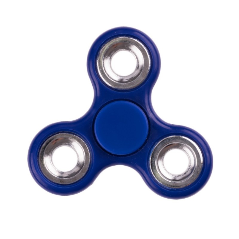 Jucarie Fidget Spinner Metallic Ring - Albastru