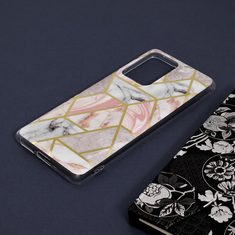 Husa Xiaomi 11T Techsuit Marble, roz