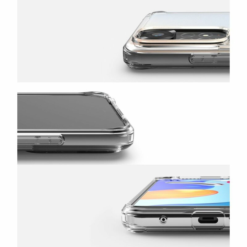 Husa Xiaomi Redmi Note 11 Ringke Fusion, transparenta