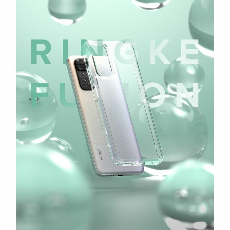 Husa Xiaomi Redmi Note 11 Ringke Fusion, transparenta