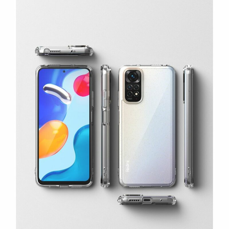 Husa Xiaomi Redmi Note 11 Ringke Fusion, transparenta