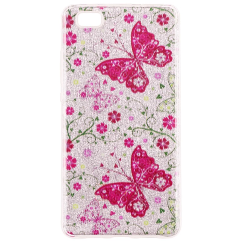 Husa Huawei P8 Lite iPefet - Pink Butterfly