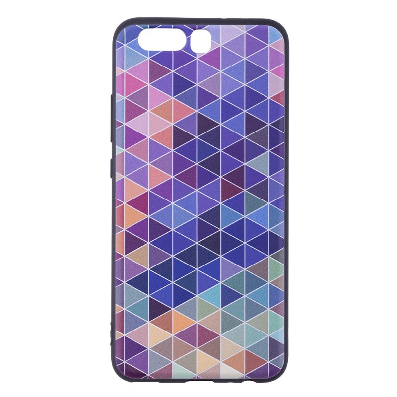 Husa Huawei P10 Color Silicone - Colorful Mosaic