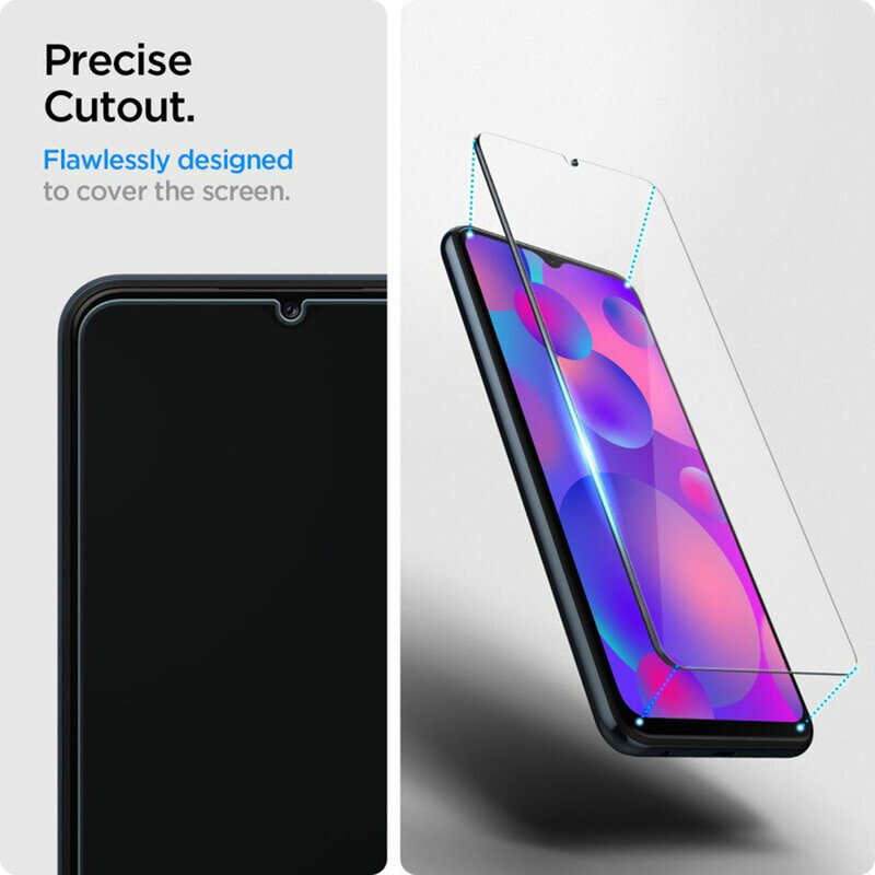 [Pachet 2x] Folie sticla Samsung Galaxy A23 Spigen Glas.tR Slim, clear