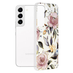 Husa Samsung Galaxy S22 5G Techsuit Marble, Chloe White