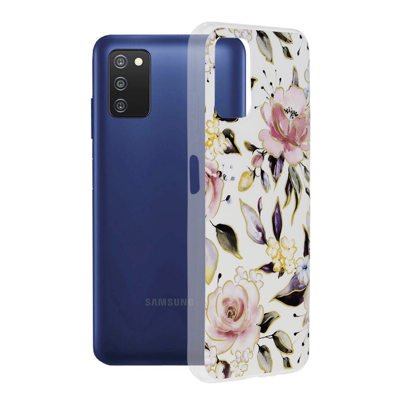 Husa Samsung Galaxy A03s Techsuit Marble, Chloe White