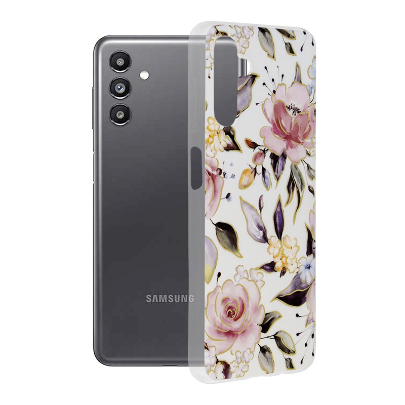 Husa Samsung Galaxy A13 5G Techsuit Marble, Chloe White