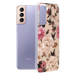 Husa Samsung Galaxy S21 Plus 5G Techsuit Marble, Mary Berry Nude