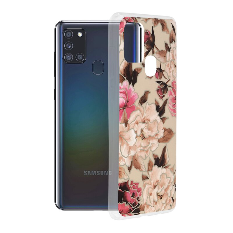 Husa Samsung Galaxy A21s Techsuit Marble, Mary Berry Nude