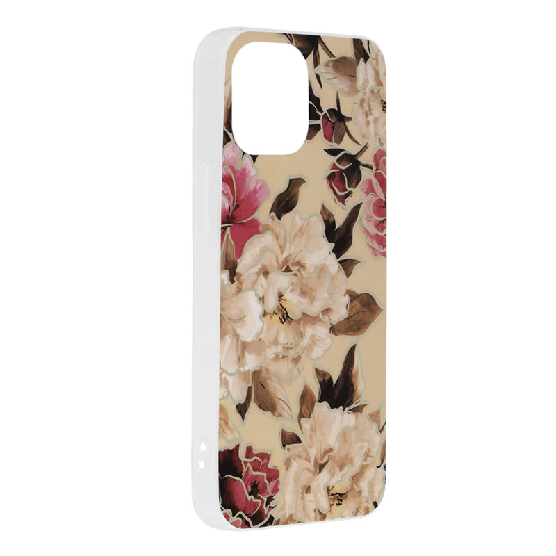 Husa iPhone 13 mini Techsuit Marble, Mary Berry Nude