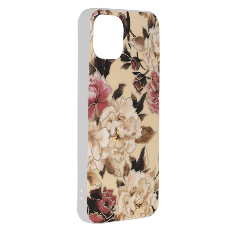 Husa iPhone 13 Techsuit Marble, Mary Berry Nude