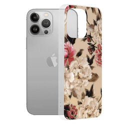 Husa iPhone 13 Pro Techsuit Marble, Mary Berry Nude