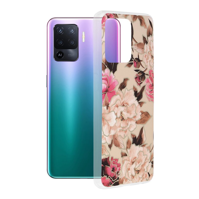 Husa Oppo A94 4G Techsuit Marble, Mary Berry Nude