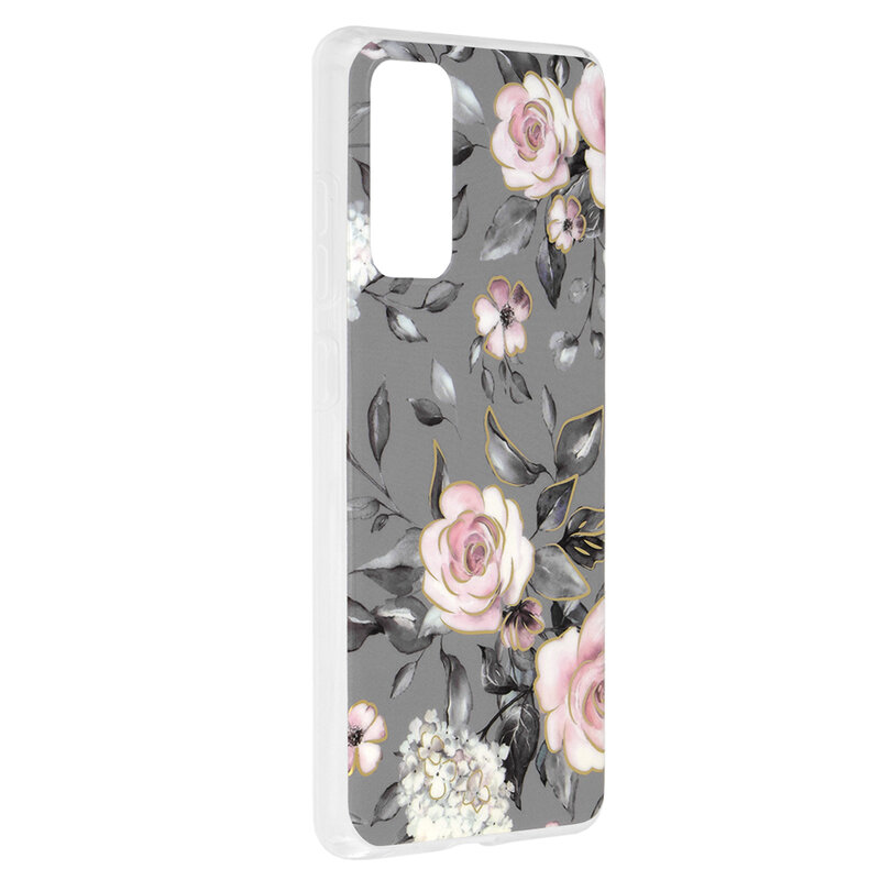 Husa Samsung Galaxy S20 FE Techsuit Marble, Bloom of Ruth Gray