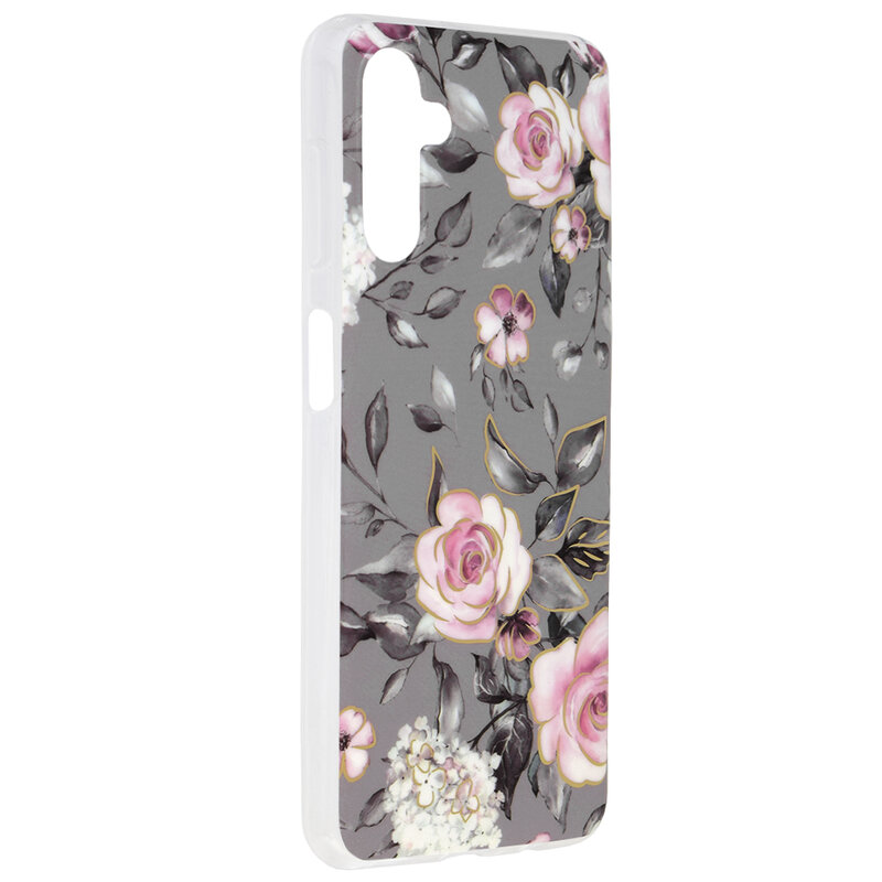 Husa Samsung Galaxy A13 5G Techsuit Marble, Bloom of Ruth Gray