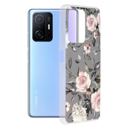 Husa Xiaomi 11T Techsuit Marble, Bloom of Ruth Gray