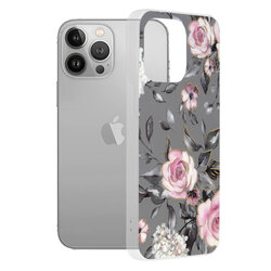 Husa iPhone 13 Pro Techsuit Marble, Bloom of Ruth Gray