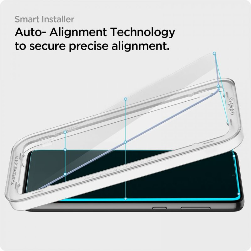 [Pachet 2x] Folie sticla Samsung Galaxy A33 5G Spigen Glas.tR Align Master, clear