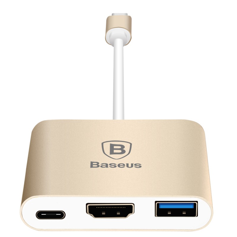 Hub Baseus Sharp Series HDMI pentru MacBook - Gold
