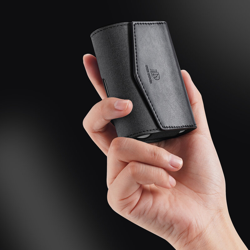 Husa AirPods 3 Dux Ducis Mix Series din piele sintetica, negru