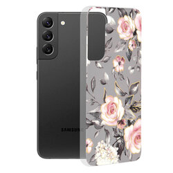 Husa Samsung Galaxy S22 Plus 5G Techsuit Marble, Bloom of Ruth Gray