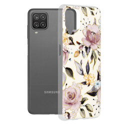 Husa Samsung Galaxy A12 Techsuit Marble, Chloe White