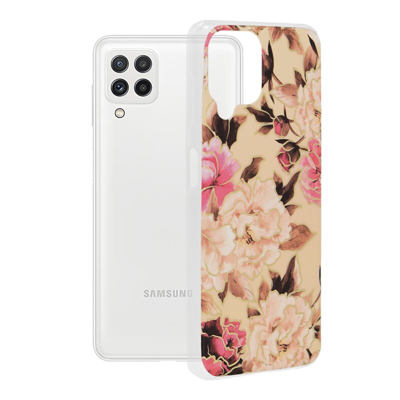 Husa Samsung Galaxy A22 4G Techsuit Marble, Mary Berry Nude