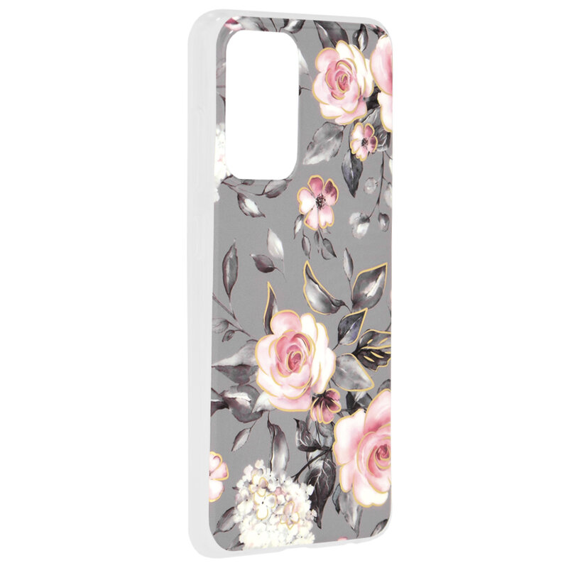 Husa Samsung Galaxy A52 4G Techsuit Marble, Bloom of Ruth Gray