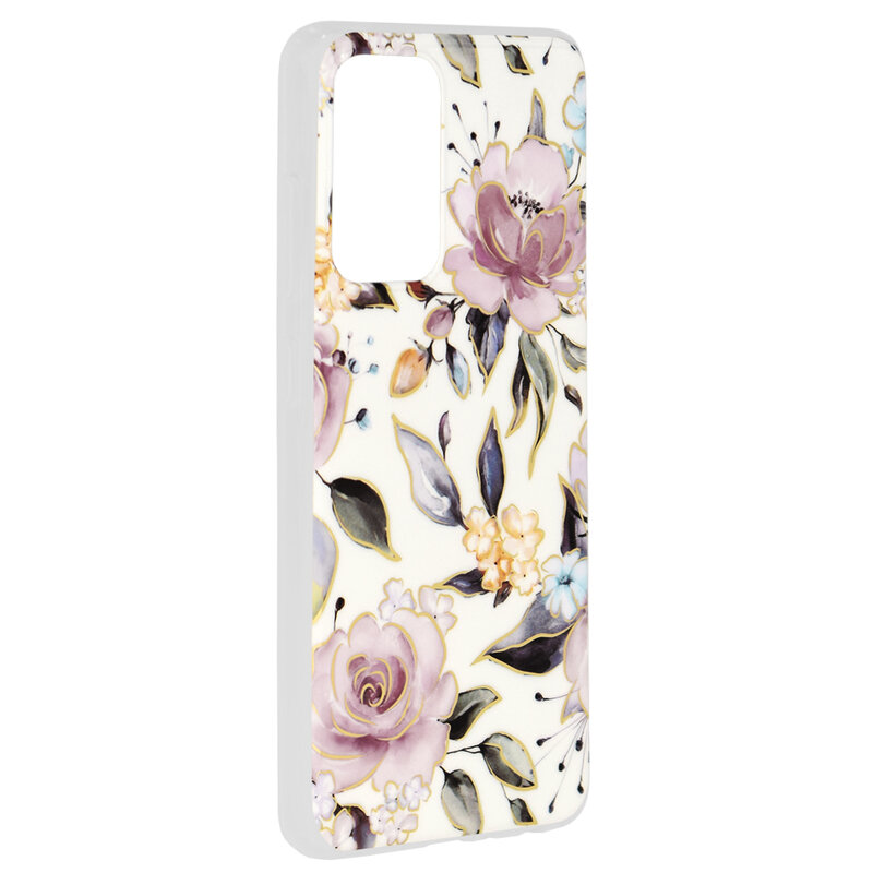 Husa Samsung Galaxy A52 4G Techsuit Marble, Chloe White