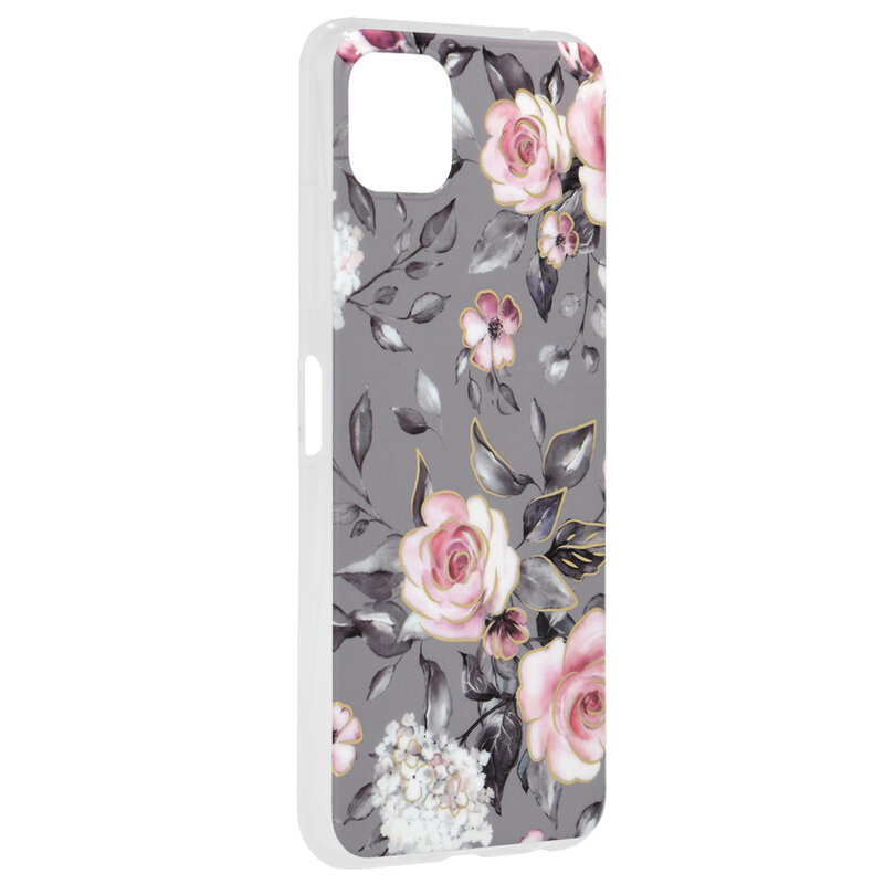 Husa Samsung Galaxy A22 5G Techsuit Marble, Bloom of Ruth Gray