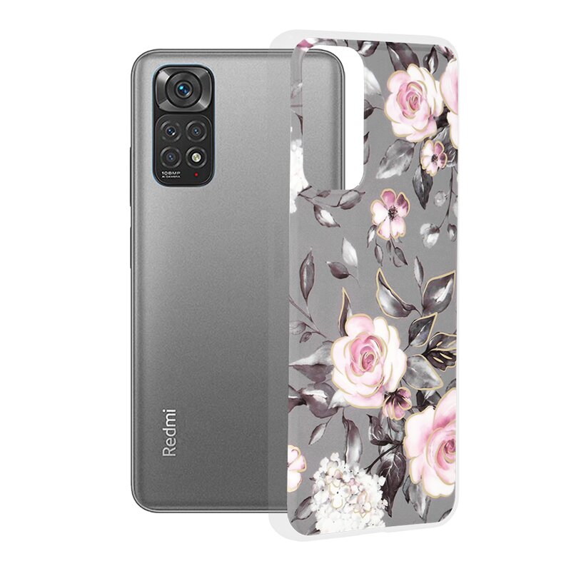Husa Xiaomi Redmi Note 11S Techsuit Marble, Bloom of Ruth Gray