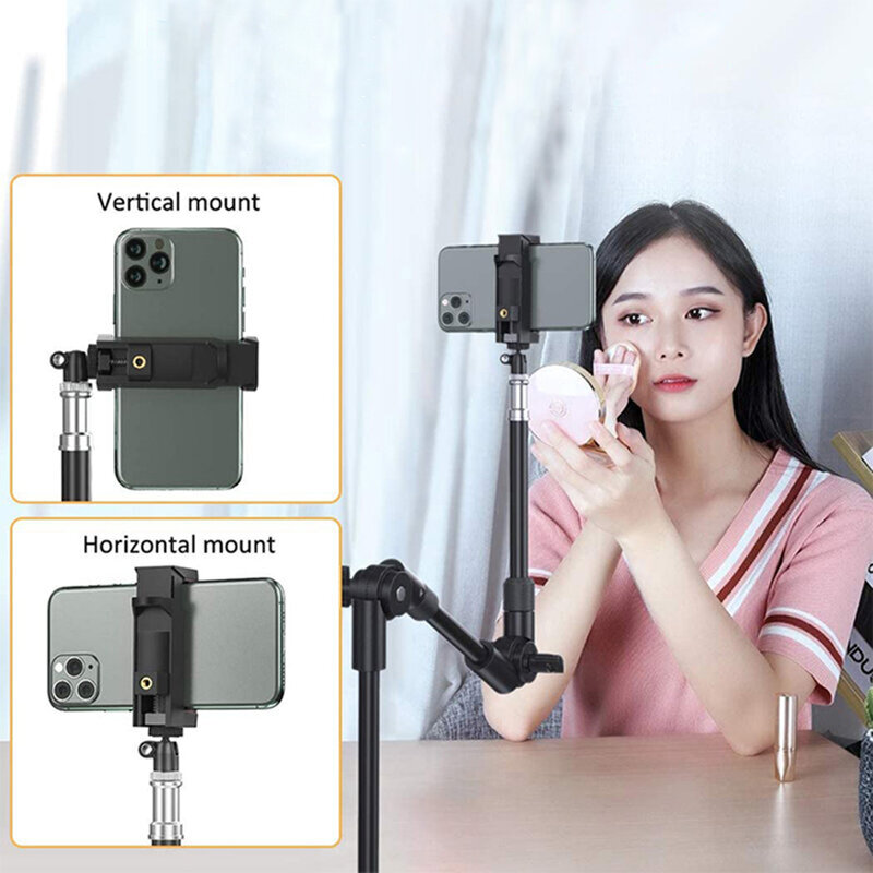 Suport masa pentru telefon, tableta, GoPro, ring light, surub 1/4, GT4