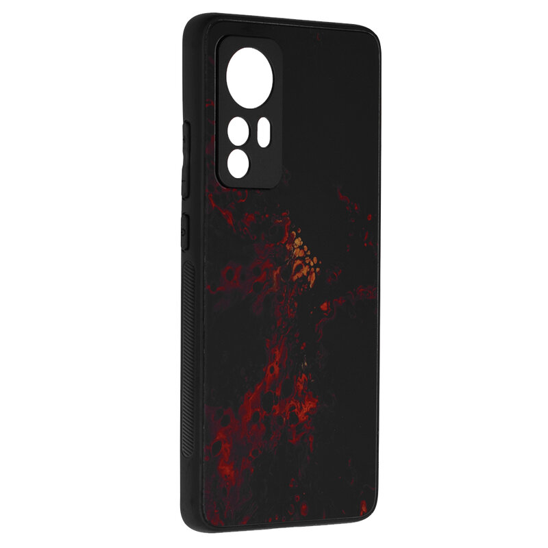 Husa Xiaomi 12 Techsuit Glaze, Red Nebula