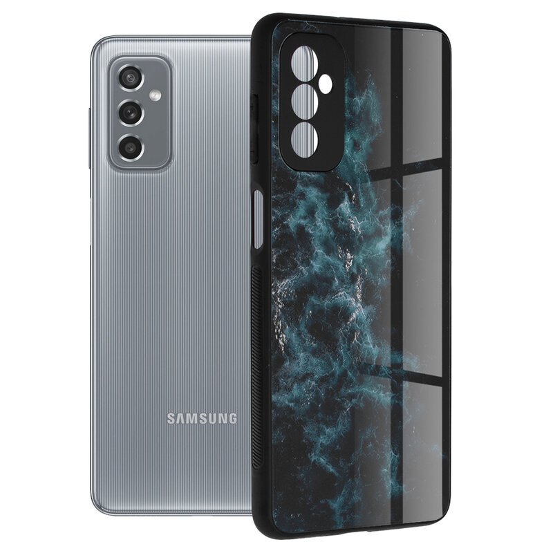 Husa Samsung Galaxy M52 5G Techsuit Glaze, Blue Nebula
