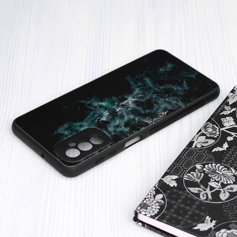 Husa Samsung Galaxy M52 5G Techsuit Glaze, Blue Nebula