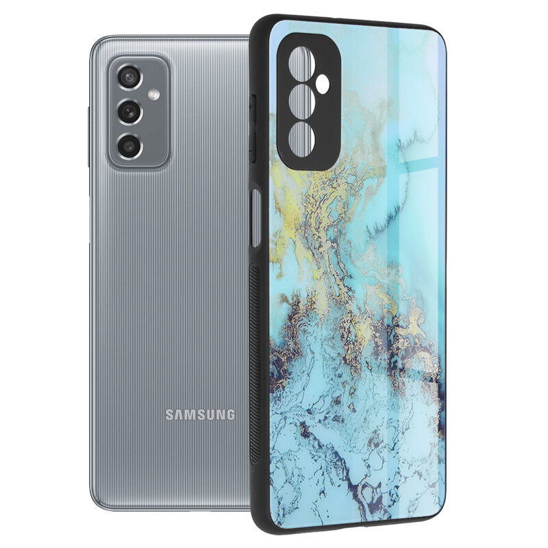 Husa Samsung Galaxy M52 5G Techsuit Glaze, Blue Ocean