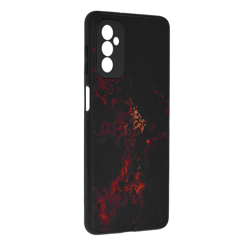 Husa Samsung Galaxy M52 5G Techsuit Glaze, Red Nebula