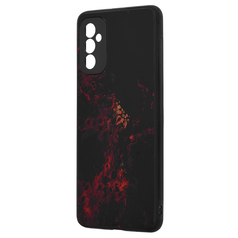 Husa Samsung Galaxy M52 5G Techsuit Glaze, Red Nebula