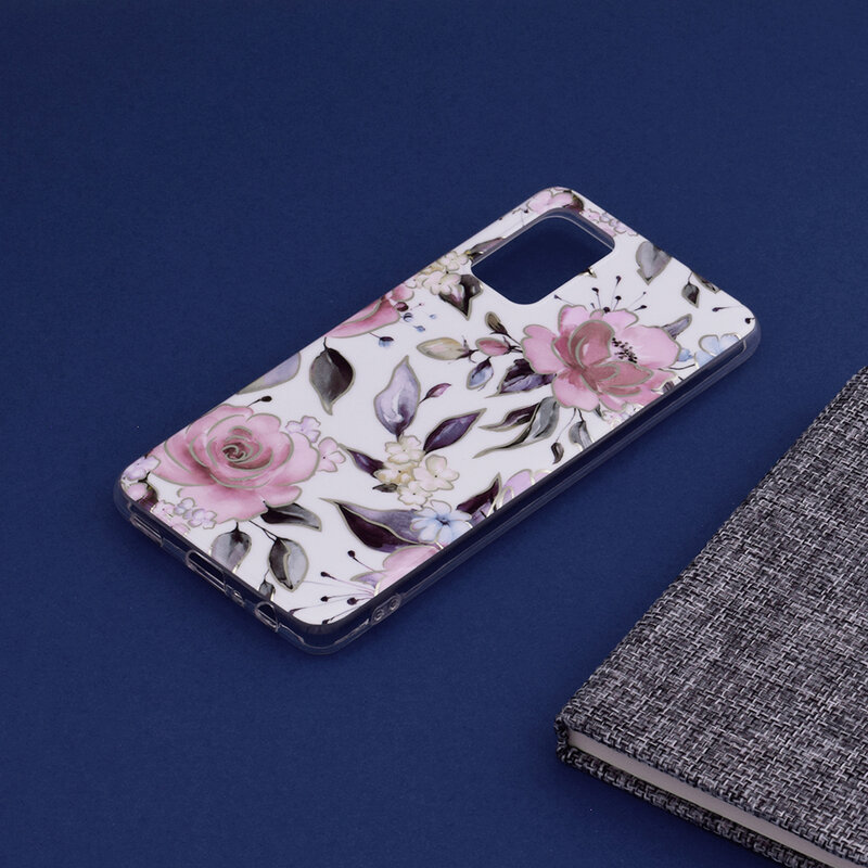 Husa Samsung Galaxy A32 4G Techsuit Marble, Chloe White