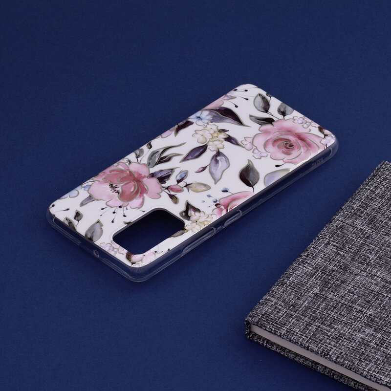 Husa Samsung Galaxy A32 4G Techsuit Marble, Chloe White