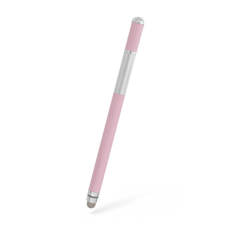 Stylus Pen Techsuit, Universal, Android, iOS, Aluminiu, Roz, JC03