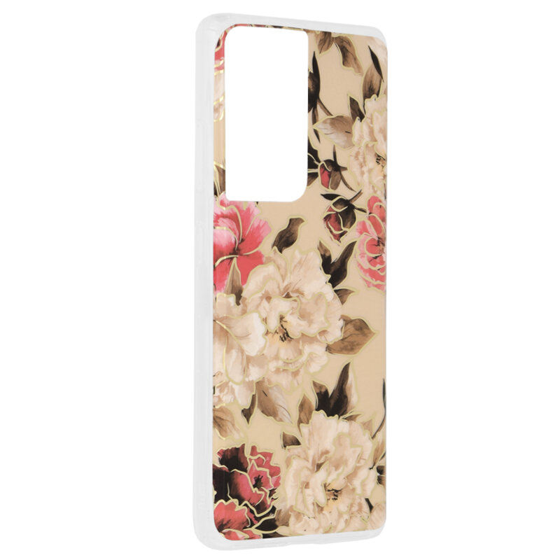 Husa Samsung Galaxy S21 Ultra 5G Techsuit Marble, Mary Berry Nude